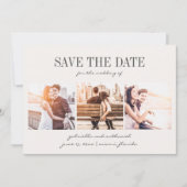 Create Your Own Modern Handwritten 3 Photo セーブザデート (正面)