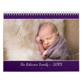 Create Your Own Modern Purple Cover Photo カレンダー (カバー)