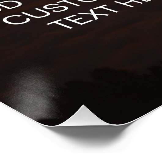 Create your own motivational customized text  ポスター (コーナー)