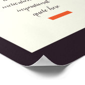 Create Your Own Motivational / Inspirational Quote ポスター (角)