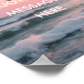 Create Your Own Motivational - Ocean Sunset Quote  ポスター (角)