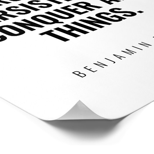 Create Your Own Motivational Quote ポスター (角)