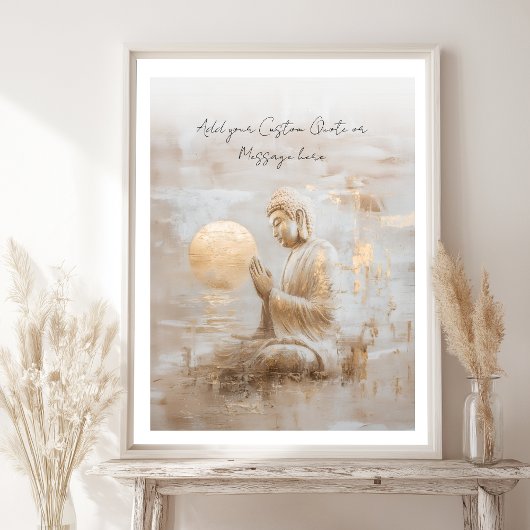 Create Your Own Motivational Quote- Buddha ポスター