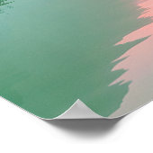 Create Your Own Motivational Quote- Lake-Mountain ポスター (角)