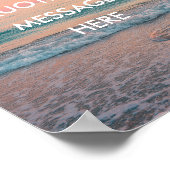 Create Your Own Motivational Quote - Pastel Sunset ポスター (角)