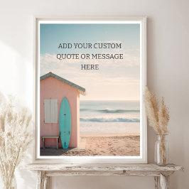 Create Your Own Motivational Quote - Retro Surf  ポスター