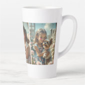 Create Your Own Mug of Beautiful Memories カフェラテマグ (右)