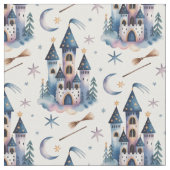 Create Your Own Mystical Celestial Princess Castle ファブリック (クローズアップ)