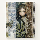 Create Your Own Mystical Maiden Botanical ノートブック (裏面)