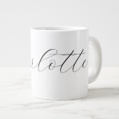 Create your own Name Mug ジャンボコーヒーマグカップ (正面右)