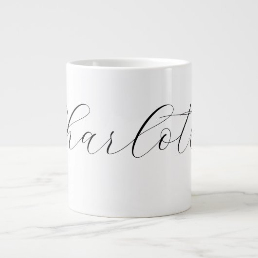 Create your own Name Mug ジャンボコーヒーマグカップ (正面)