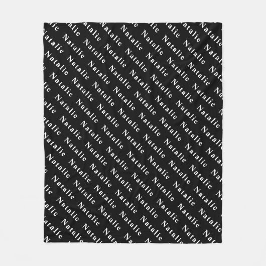 Create Your Own Name Personalized フリースブランケット (正面)