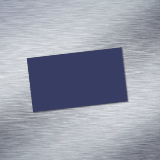 Create Your Own navy blue Custom personalized マグネット名刺 (インサイチュ)