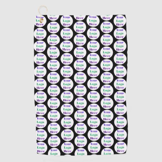 Create Your Own No Minimums Custom Logo ゴルフタオル (正面)