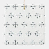 Create your own nordic family photo christmas セラミックオーナメント (裏面)