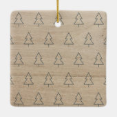 Create your own nordic family photo christmas セラミックオーナメント (裏面)