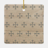 Create your own nordic family photo christmas セラミックオーナメント (裏面)