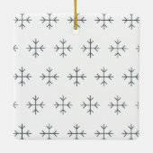 Create your own nordic family photo christmas セラミックオーナメント (裏面)