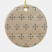 Create your own nordic family photo christmas セラミックオーナメント (裏面)