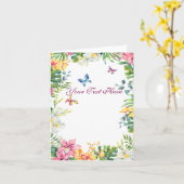 Create Your Own personalize カード (黄色い花)