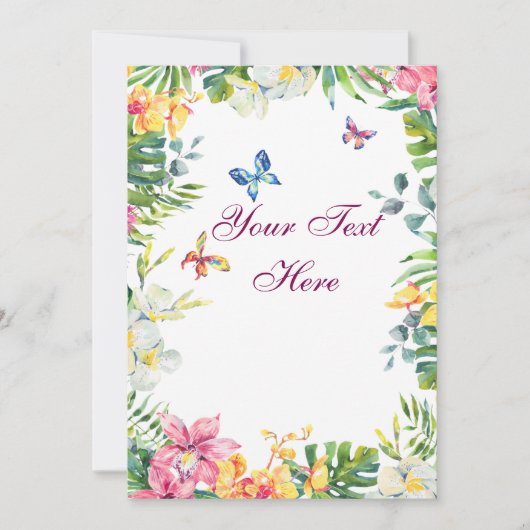 Create Your Own personalize サンキューカード (正面)