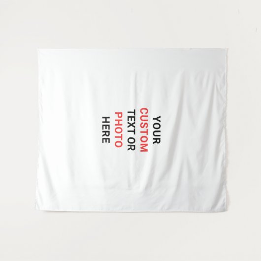 Create Your Own Personalize Large タペストリー (正面(横))