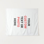 Create Your Own Personalize Medium Size タペストリー (正面(横))