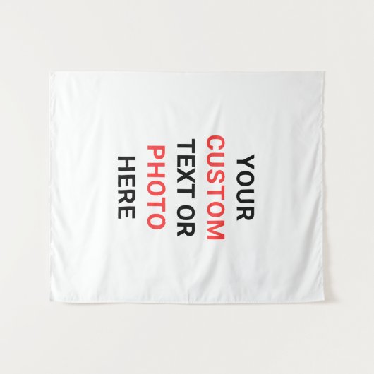 Create Your Own Personalize Medium Size タペストリー (正面(横))