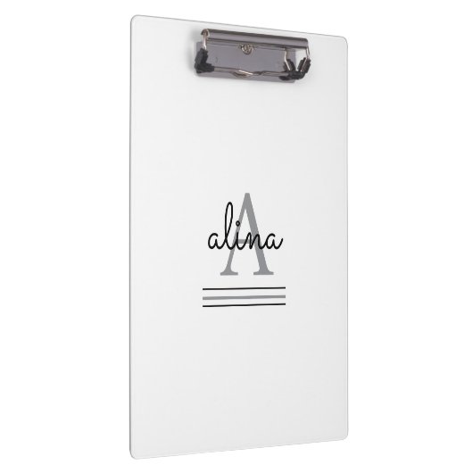 Create Your Own Personalize Monogram クリップボード (右)