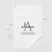 Create Your Own Personalize Monogram ゴルフタオル (インサイチュ)