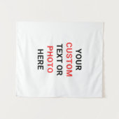 Create Your Own Personalize Small Size タペストリー (正面(横))