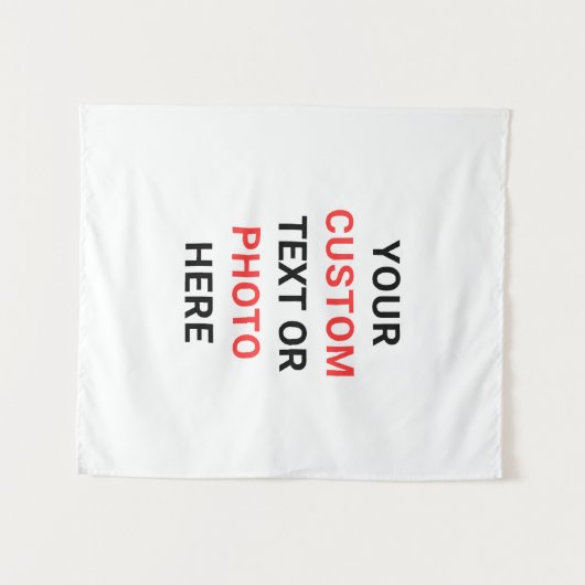 Create Your Own Personalize Small Size タペストリー (正面(横))