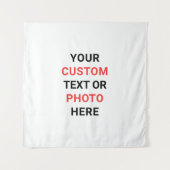 Create Your Own Personalize Square タペストリー (正面)