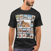 Create Your Own Personalized 20 Photo Collage Tシャツ (正面)