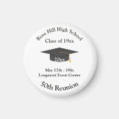 Create Your Own Personalized Class Reunion Magnet マグネット (正面)