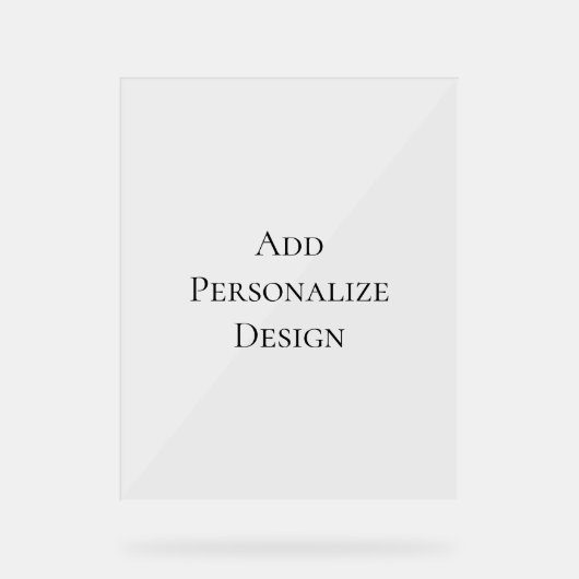 Create Your Own Personalized Custom  アクリルサイン (正面)