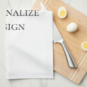 Create Your Own Personalized Custom  キッチンタオル (四つ折り)