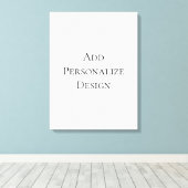 Create Your Own Personalized Custom  キャンバスプリント (インサイチュ (ウッドフロア))
