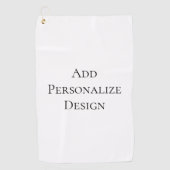 Create Your Own Personalized Custom  ゴルフタオル (正面)