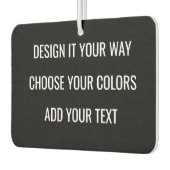 Create Your Own Personalized Custom Branding カーエアーフレッシュナー (左)