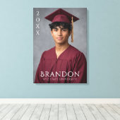Create Your Own Personalized Graduation Photo  キャンバスプリント (インサイチュ (ウッドフロア))