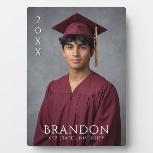 Create Your Own Personalized Graduation Photo  フォトプラーク (正面)