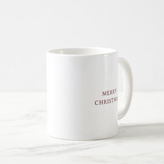 Create Your Own Personalized Name Christmas Mug コーヒーマグカップ (正面右)