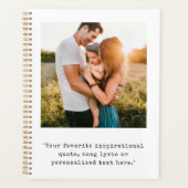 Create Your Own Personalized Photo and Quote プランナー手帳 (正面)