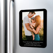 Create Your Own Personalized Photo and Quote マグネット