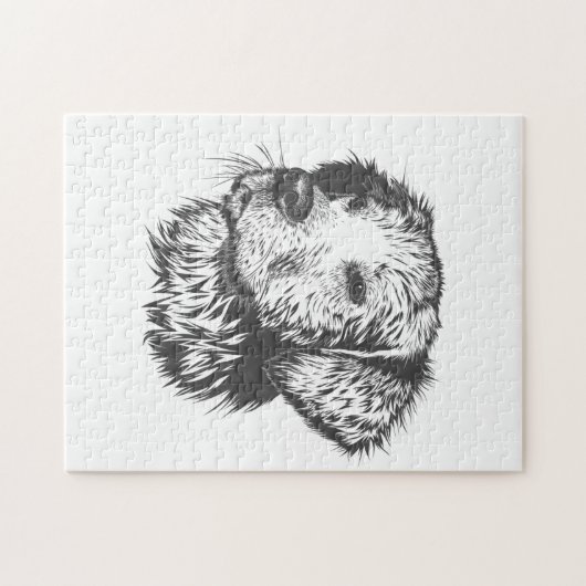 Create Your Own Pet Dog Customized ジグソーパズル (横)