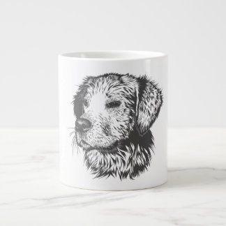 Create Your Own Pet Dog Customized ジャンボコーヒーマグカップ