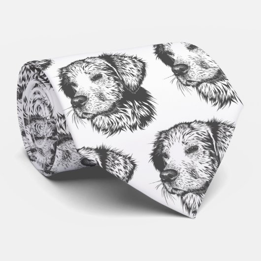 Create Your Own Pet Dog Customized ネクタイ (ロール)