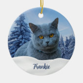Create Your Own Pet Photo  セラミックオーナメント (正面)