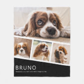 Create Your Own Pet Photo フリースブランケット (正面)
